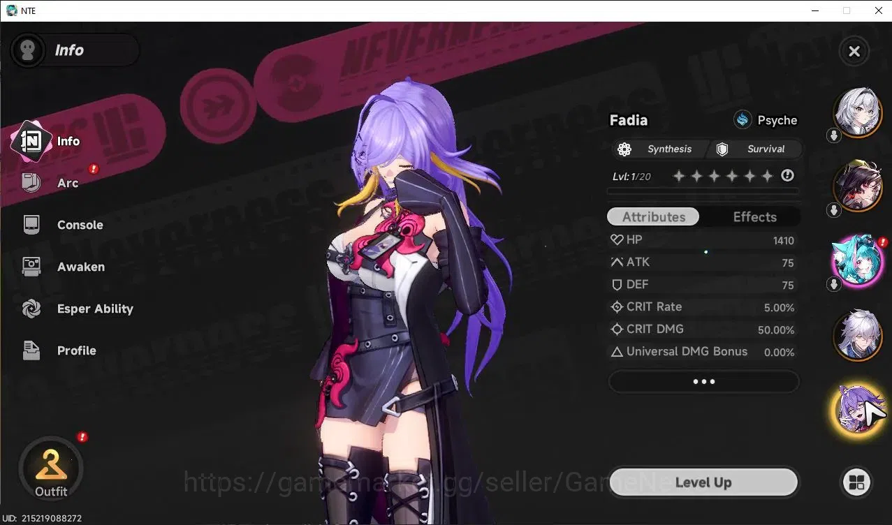 Neverness to Everness Accounts Global NA|HL 3| 3 SSR Hotori, Baicang, Fadia|Autum image 3