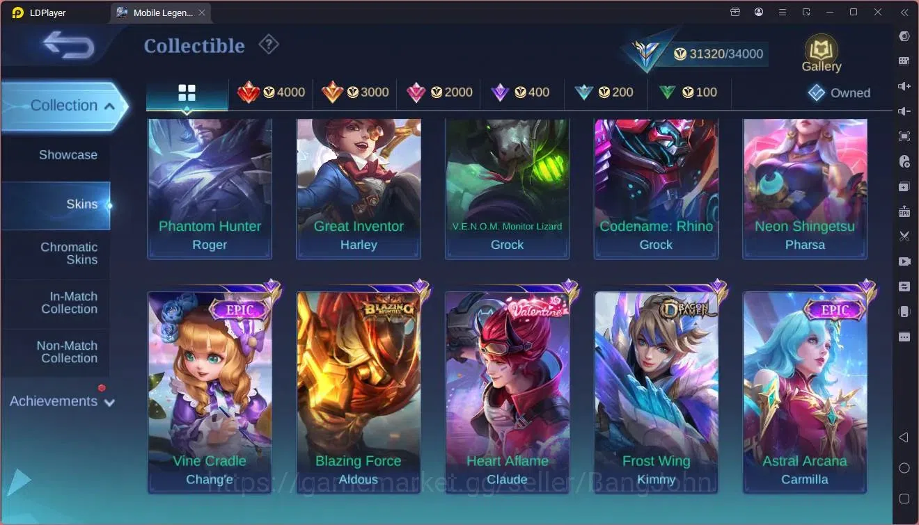 Mobile Legends: Bang Bang Accounts Global | Hero 89 | Skin 172| Expert| CC Natalia| L image 13