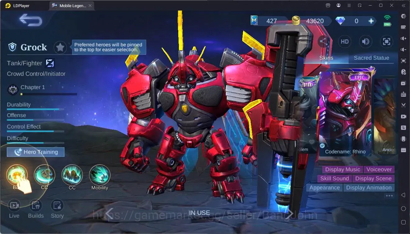 Mobile Legends: Bang Bang Accounts Global | Hero 89 | Skin 172| Expert| CC Natalia| L image 5