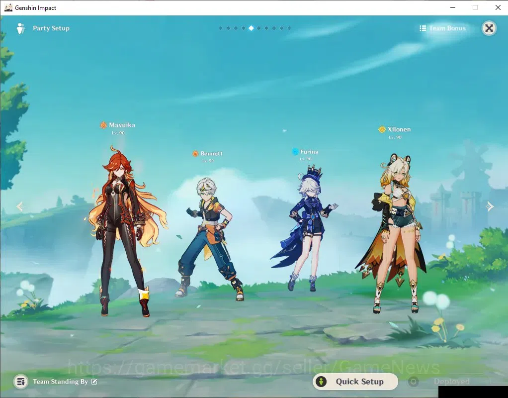 Genshin Impact Accounts ASIA|AR 60|PremTeam [Mavu,Arlecchino,Neuvilette]|1 image 3