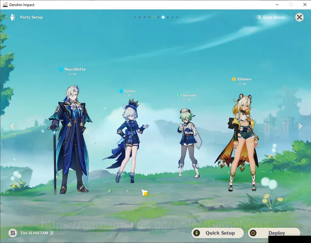 Genshin Impact Accounts ASIA|AR 60|PremTeam [Mavu,Arlecchino,Neuvilette]|1 image 5