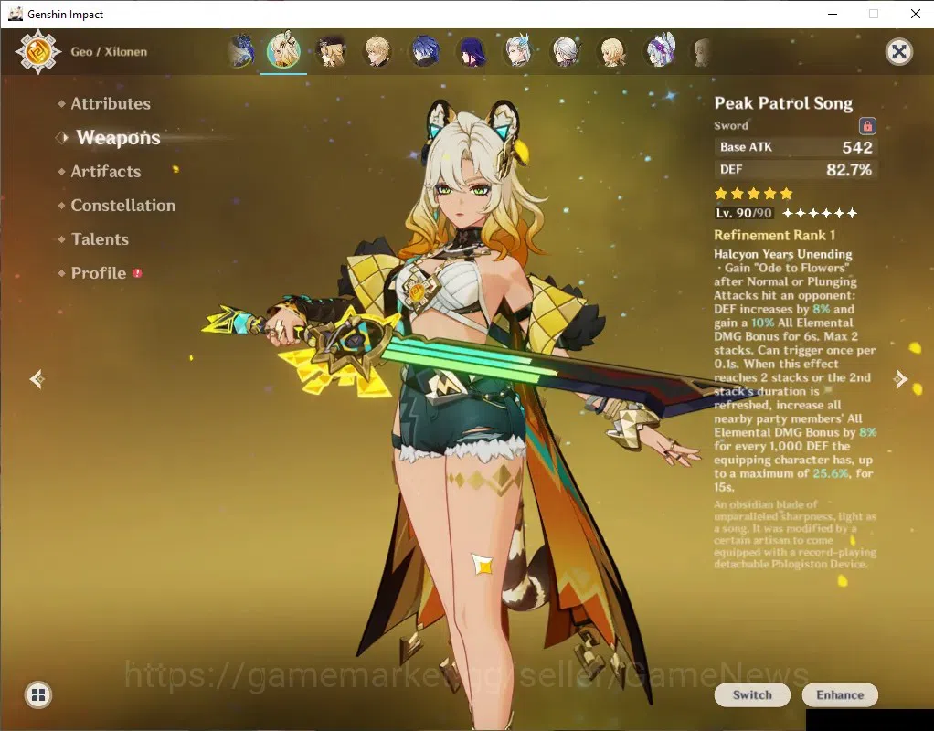 Genshin Impact Accounts ASIA|AR 60|PremTeam [Mavu,Arlecchino,Neuvilette]|1 image 6