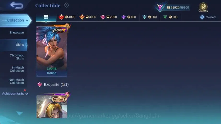 Mobile Legends: Bang Bang Accounts Global|Skin 239|Renowned|Collector Natalia|KOF Kar image 12