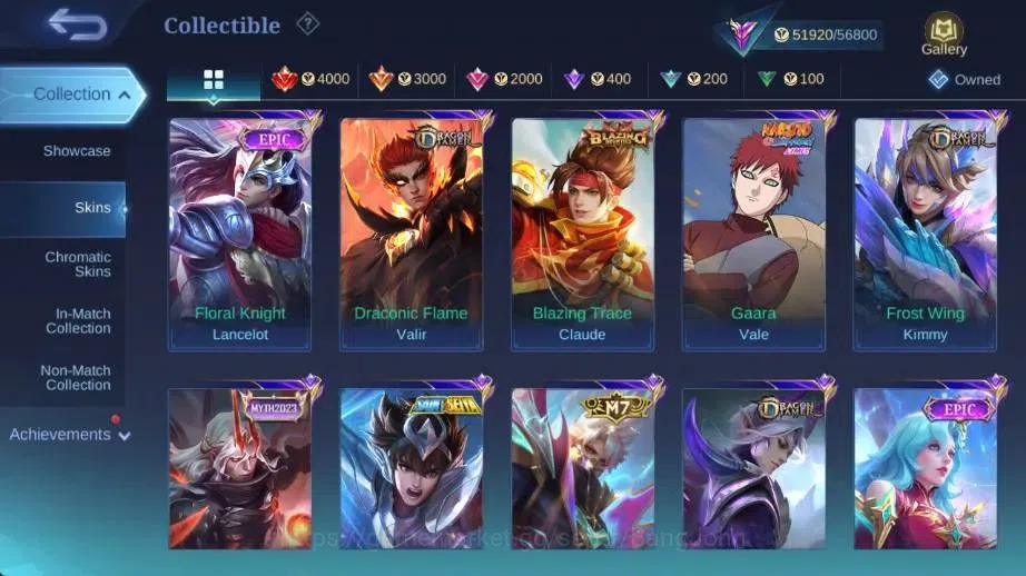 Mobile Legends: Bang Bang Accounts Global|Skin 239|Renowned|Collector Natalia|KOF Kar image 7