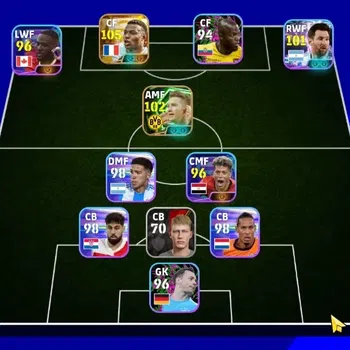 eFootball Accounts High-End Android|Big Time Kylian Mbappe 9 Jul'26|Epic Marco Reus|Showtime Lionel Messi|Highlight Cyle
