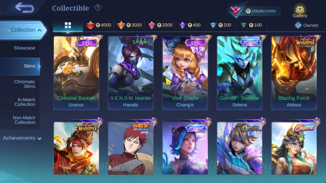 Mobile Legends: Bang Bang Accounts Hero 132|Skin 401|High Immo 327+Good WR|Legend Val image 13