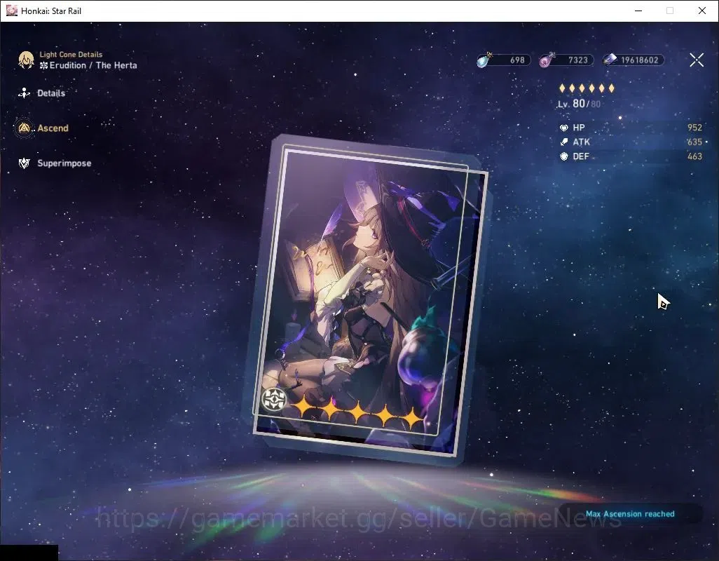 Honkai Star Rail Accounts Asia|TL 70|Phainon Prem Team|23 Limited|[Evanescia image 10