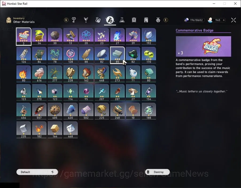 Honkai Star Rail Accounts Asia|TL 70|Phainon Prem Team|23 Limited|[Evanescia image 17
