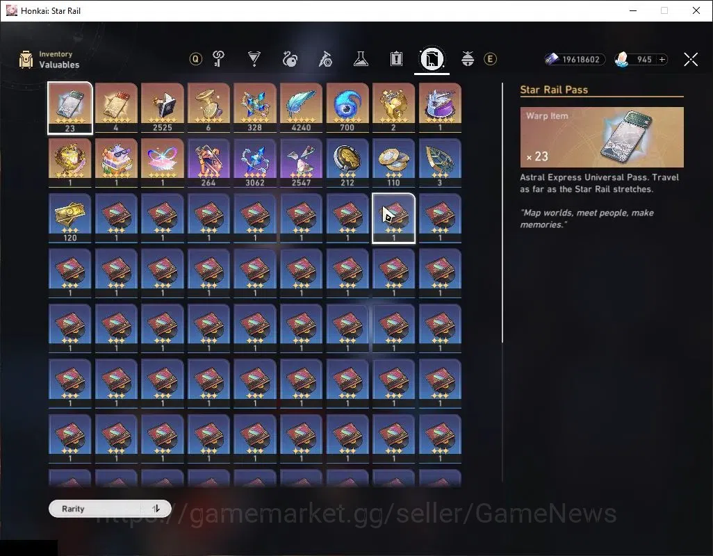 Honkai Star Rail Accounts Asia|TL 70|Phainon Prem Team|23 Limited|[Evanescia image 18