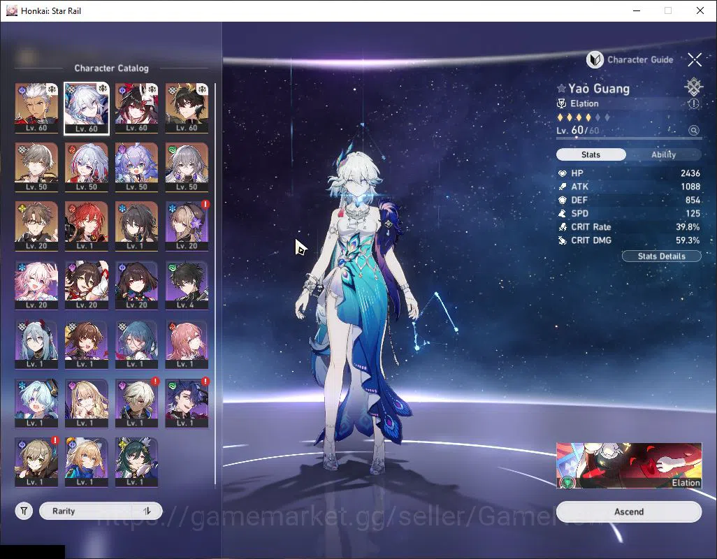 Honkai Star Rail Accounts Asia|TL 43|17,9K SJ|6 Limited|Yao Guang,Sparkle,Da image 3