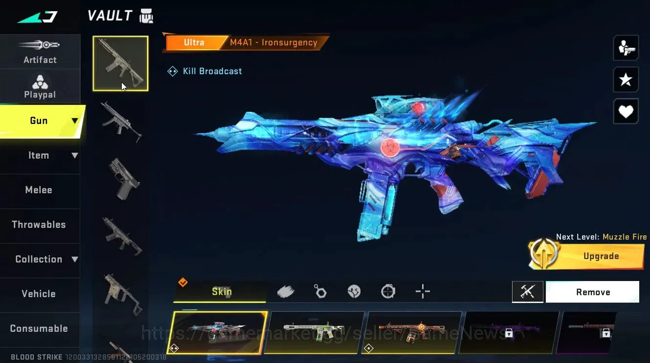 Blood Strike Accounts ASIA|Collab EVA [KATYA-EVA02,MCX]|Limited [RPK,MP1 image 11
