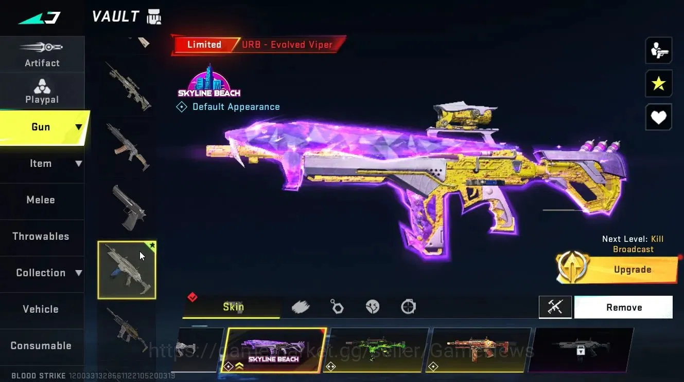 Blood Strike Accounts ASIA|Collab EVA [KATYA-EVA02,MCX]|Limited [RPK,MP1 image 12