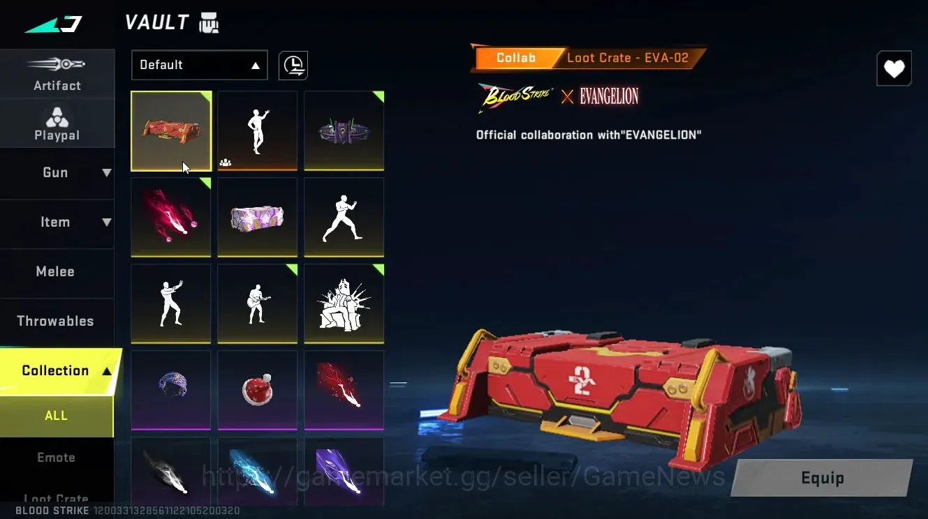 Blood Strike Accounts ASIA|Collab EVA [KATYA-EVA02,MCX]|Limited [RPK,MP1 image 19