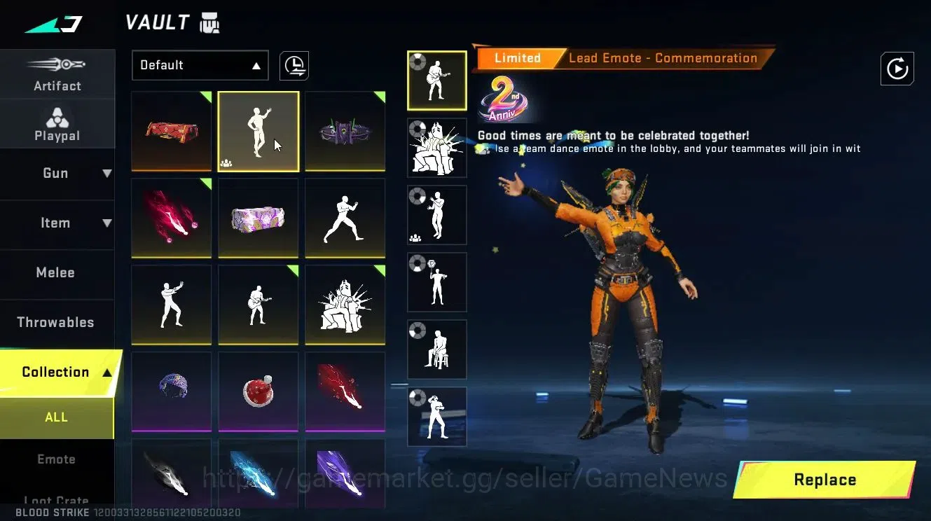 Blood Strike Accounts ASIA|Collab EVA [KATYA-EVA02,MCX]|Limited [RPK,MP1 image 20