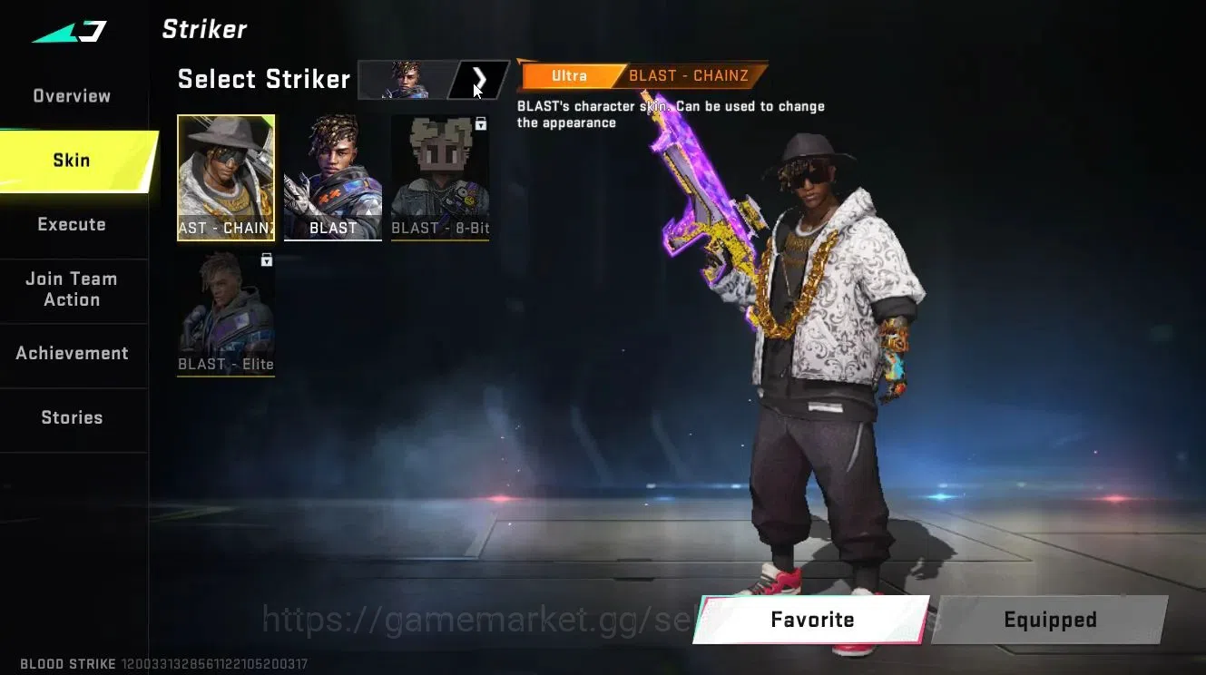 Blood Strike Accounts ASIA|Collab EVA [KATYA-EVA02,MCX]|Limited [RPK,MP1 image 3