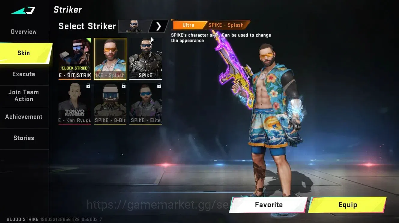 Blood Strike Accounts ASIA|Collab EVA [KATYA-EVA02,MCX]|Limited [RPK,MP1 image 9