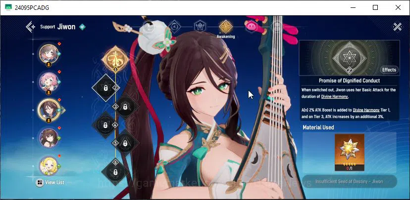 Mongil:Star Dive Accounts Global|Lv 42|Meta 3 SSR [Esther A1 +Sign, Jiwon A1 image 6