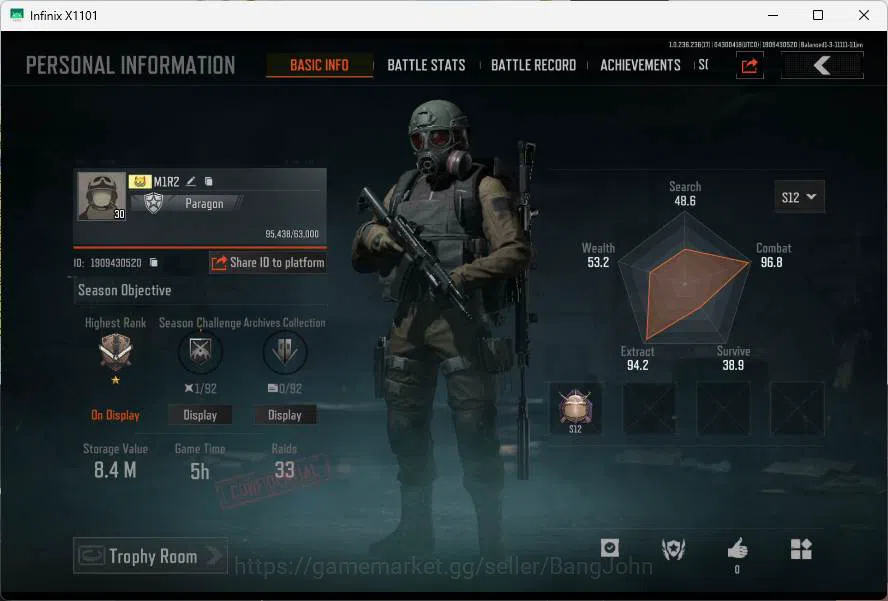 Arena Breakout Accounts Mobile|LVL 30|SV 8,4 M|CV 5,4 M|C AKS 74 U, AK 12| image 10