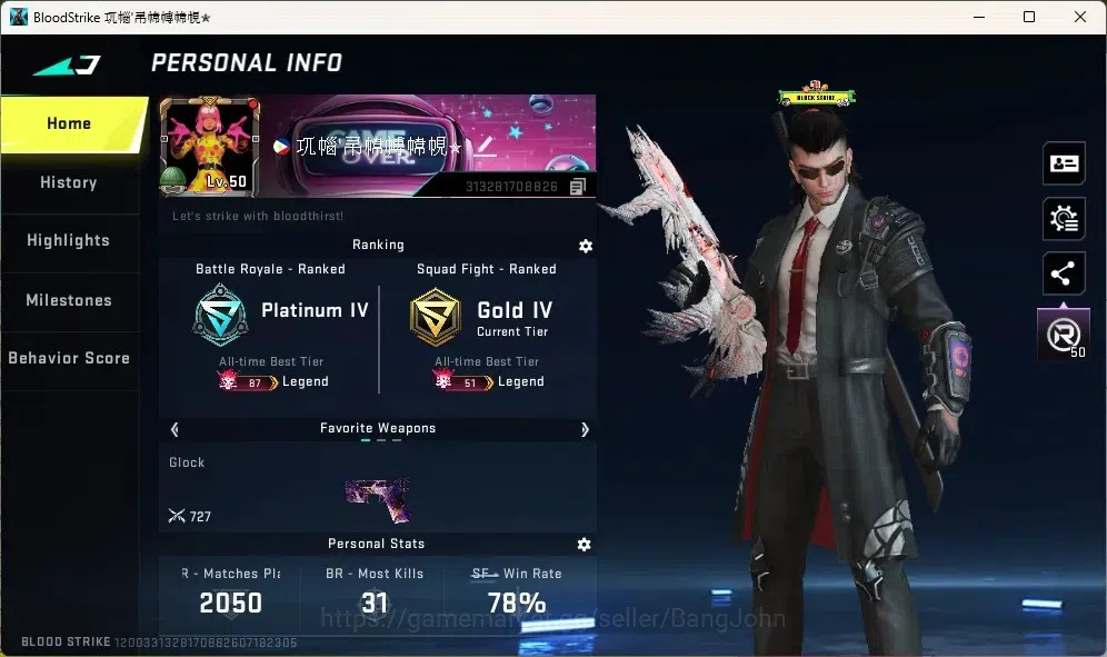 Blood Strike Accounts Others ASIA | 1 EVO: FAL-Evolved Draco|2 Eternal|2 AOT|9 Ultra Gun|9 Ultra Striker |Check SS BS2181B 1