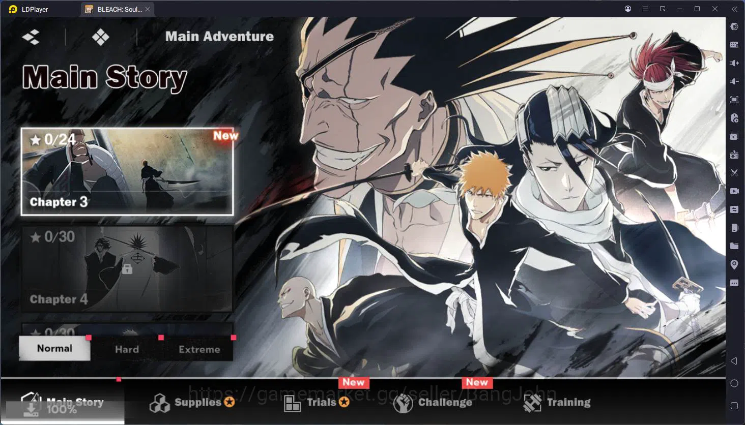 BLEACH: Soul Resonance Accounts Nuverse SEA | Lvl 23 | 4 SSR (Grimjow Resurrection, Ichiban, Kaname Tosen, Ikkaku 13