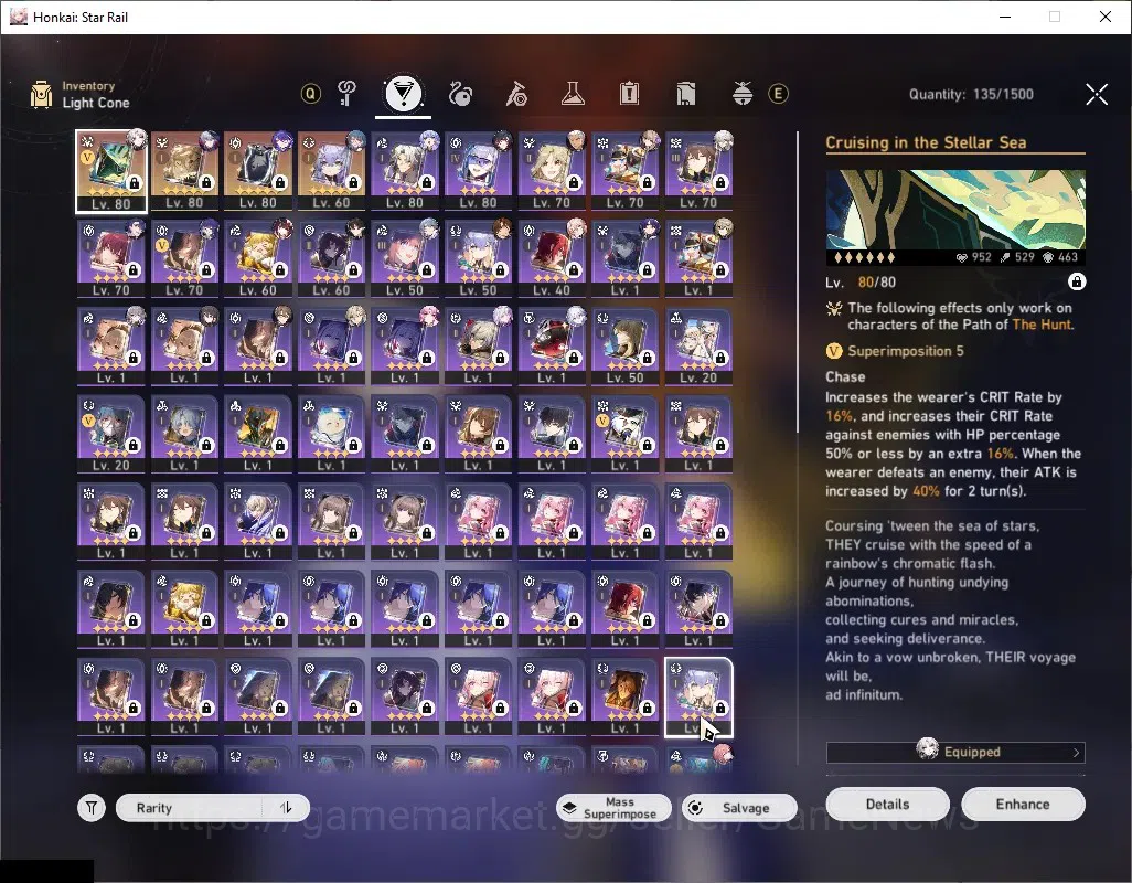 Honkai Star Rail Accounts Asia|TL 65|Archer PremTeam|22 Limited|Mortenax,Fei image 10