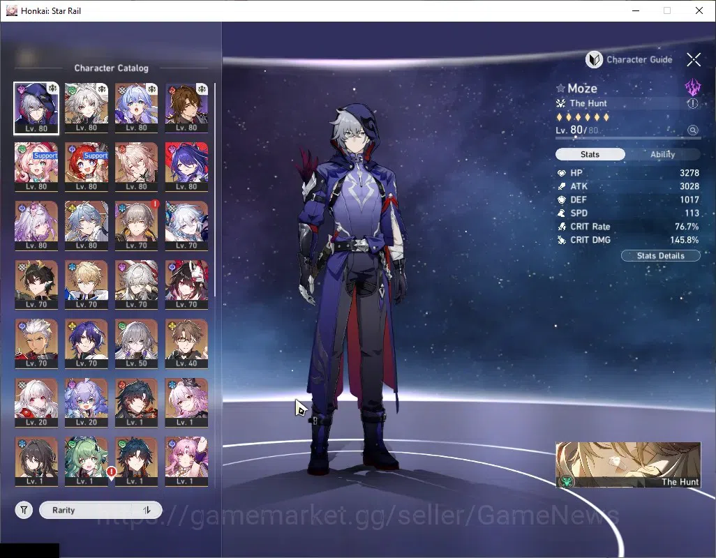 Honkai Star Rail Accounts Asia|TL 65|Archer PremTeam|22 Limited|Mortenax,Fei image 4