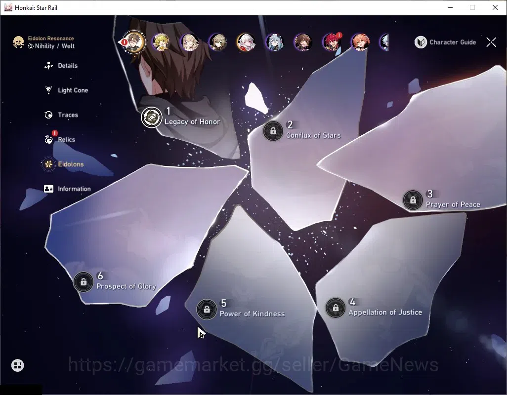 Honkai Star Rail Accounts Asia|TL 65|Archer PremTeam|22 Limited|Mortenax,Fei image 7