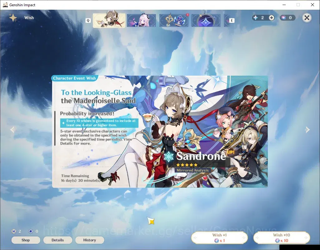 Genshin Impact Accounts ASIA|AR 45|1 Limited + 2 (*5 Weapon)| Mavuika | Di image 10