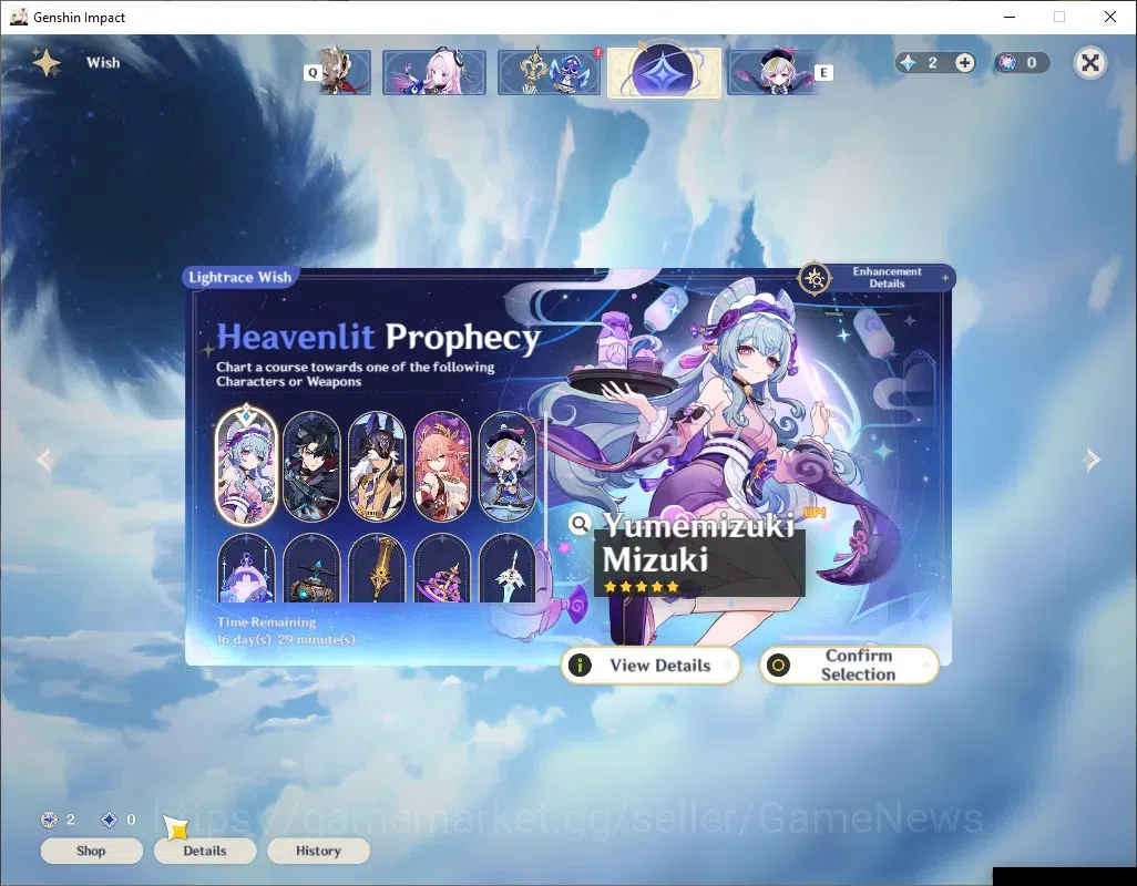 Genshin Impact Accounts ASIA|AR 45|1 Limited + 2 (*5 Weapon)| Mavuika | Di image 12