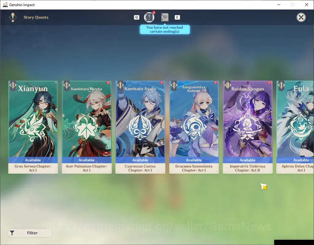 Genshin Impact Accounts ASIA|AR 45|1 Limited + 2 (*5 Weapon)| Mavuika | Di image 15