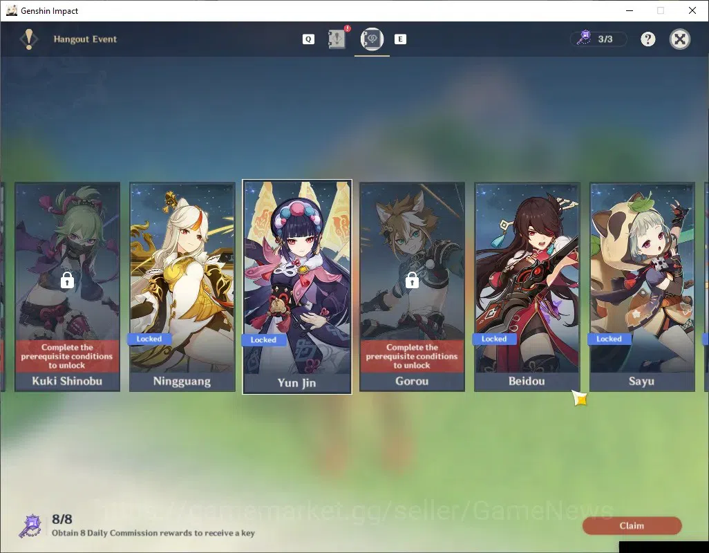 Genshin Impact Accounts ASIA|AR 45|1 Limited + 2 (*5 Weapon)| Mavuika | Di image 18