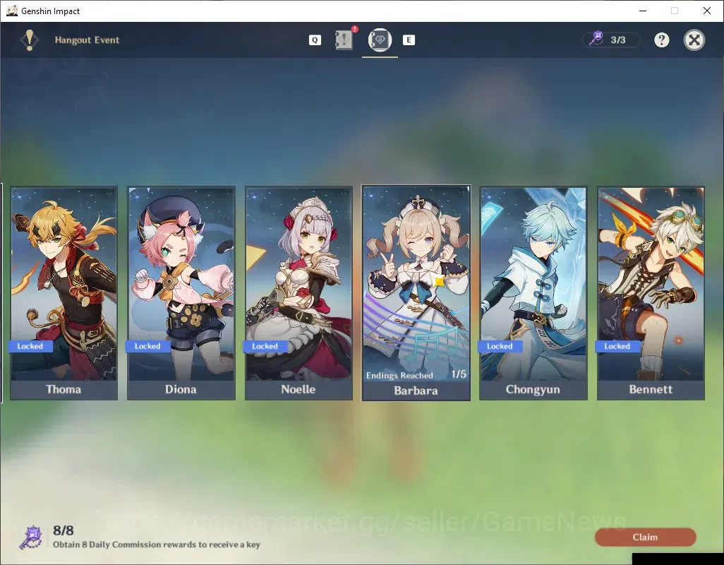 Genshin Impact Accounts ASIA|AR 45|1 Limited + 2 (*5 Weapon)| Mavuika | Di image 19