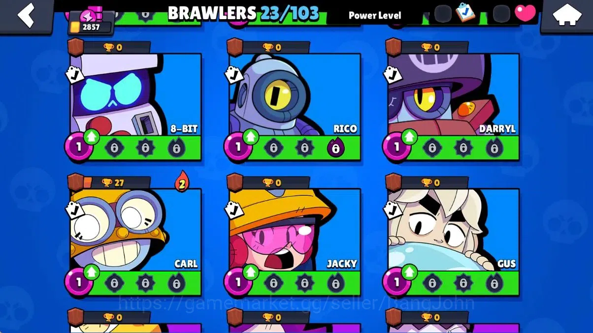 Brawl Stars Accounts Android | 2857 Thropy | 23 Brawler - 1 Max Lv Hype image 6