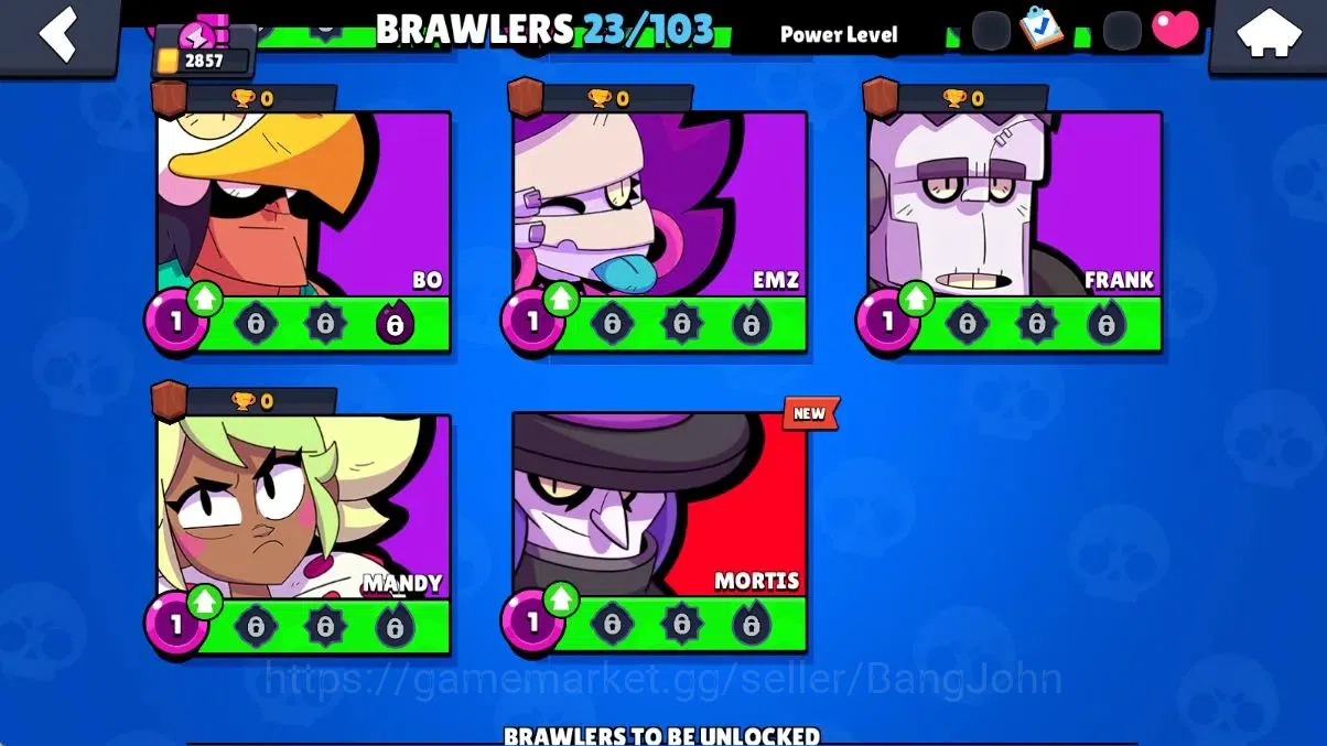 Brawl Stars Accounts Android | 2857 Thropy | 23 Brawler - 1 Max Lv Hype image 7