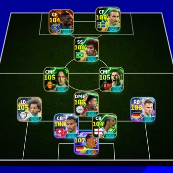 eFootball Accounts Legends & Iconic Players Android | 3240 Strength  Zlatan 108 • Dida 107 • Romário 106 • Gerrard 105