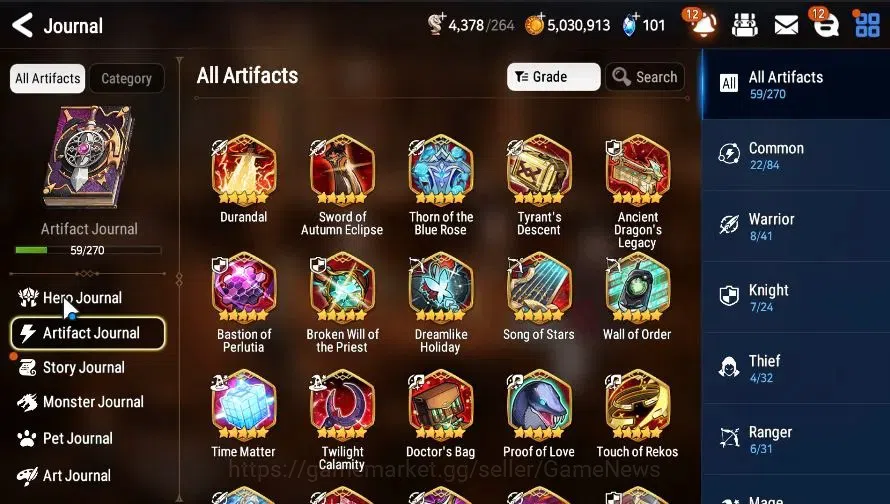 Epic Seven Accounts GLOBAL|UnVerif|6 ML(NM Luna,Harsetti,Straze,NC Lan image 6