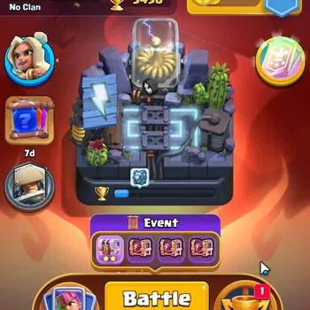 Clash Royale Accounts High-End Lv 417|KTL 9|Trophy 3456|Card 61/122|2 EVO 21 Epic 23 Rare 26 Common|1 WildShard+720