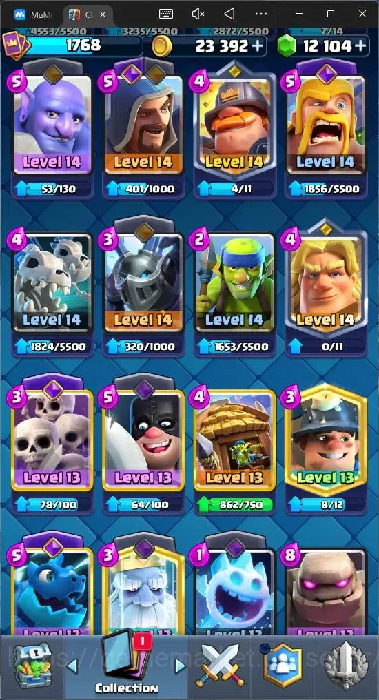 Clash Royale Accounts Mobile |KTL 16|Trophy 12285|Card 121|16 Max|6 Lv 1 image 11