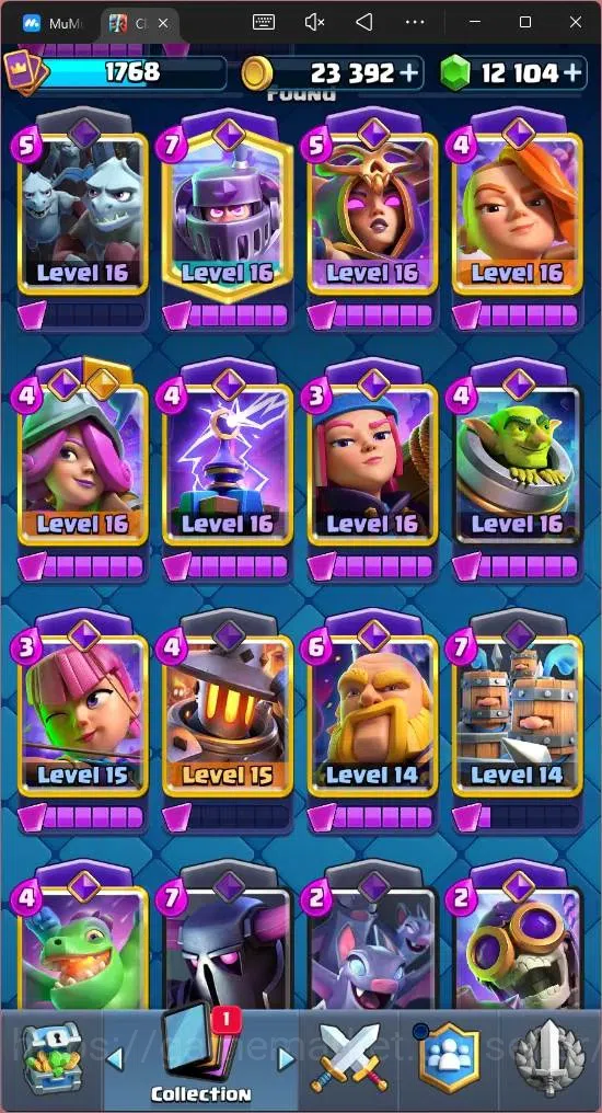 Clash Royale Accounts Mobile |KTL 16|Trophy 12285|Card 121|16 Max|6 Lv 1 image 13