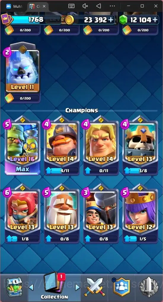 Clash Royale Accounts Mobile |KTL 16|Trophy 12285|Card 121|16 Max|6 Lv 1 image 17