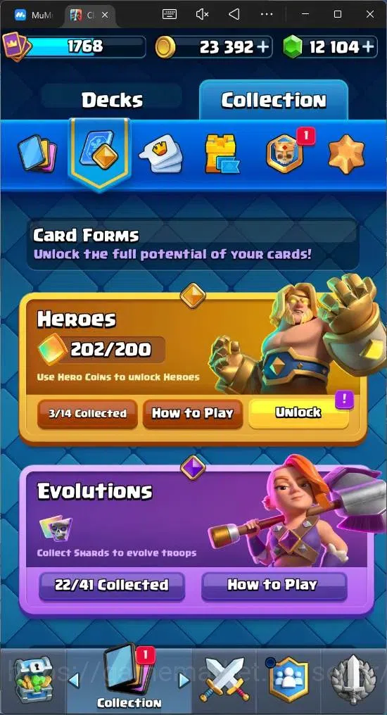 Clash Royale Accounts Mobile |KTL 16|Trophy 12285|Card 121|16 Max|6 Lv 1 image 18