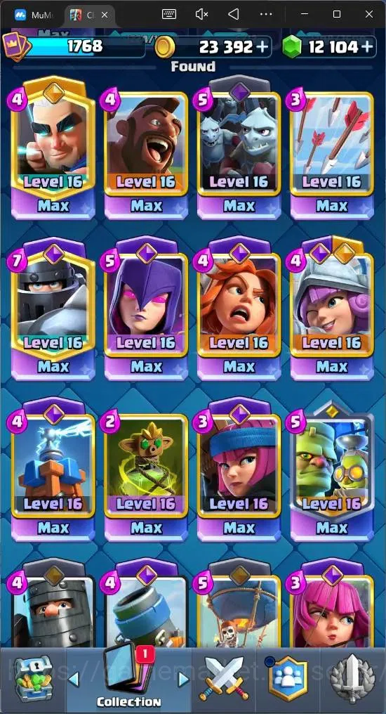 Clash Royale Accounts Mobile |KTL 16|Trophy 12285|Card 121|16 Max|6 Lv 1 image 8