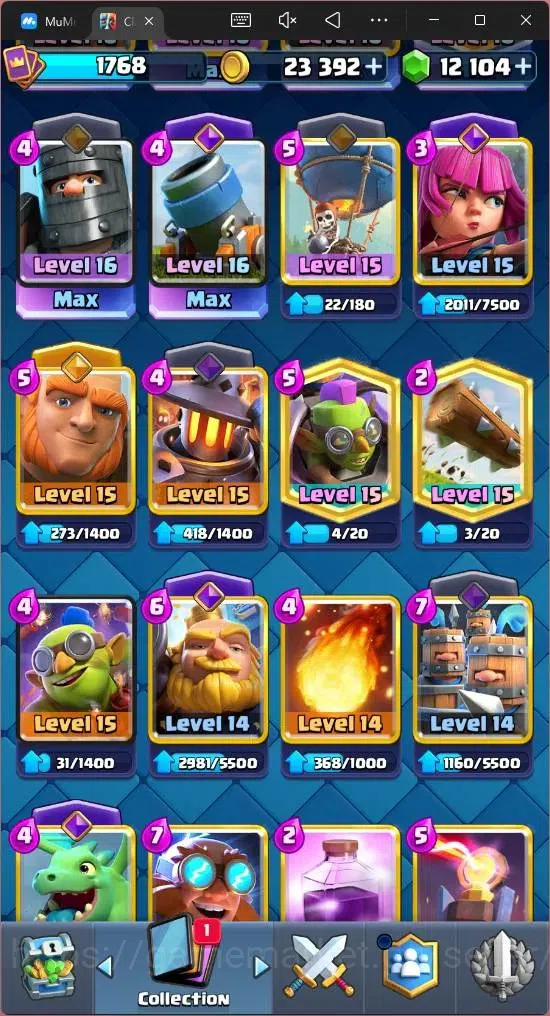 Clash Royale Accounts Mobile |KTL 16|Trophy 12285|Card 121|16 Max|6 Lv 1 image 9