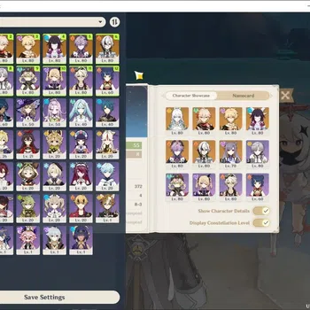 Genshin Impact Accounts Others Asia|AR 55|5 Limited+3 (*5Weapon)|(Arlecchino)+Sign Columbina,Zibai,Durin,Kazuha & 1 Standard