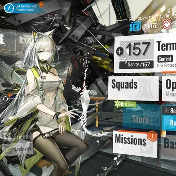 Arknights Accounts Starter Global|Starter Lv 1|32 Total Operator|1 Limited|( Kal'tsit Esperanta )|1 Top Op Transfer
