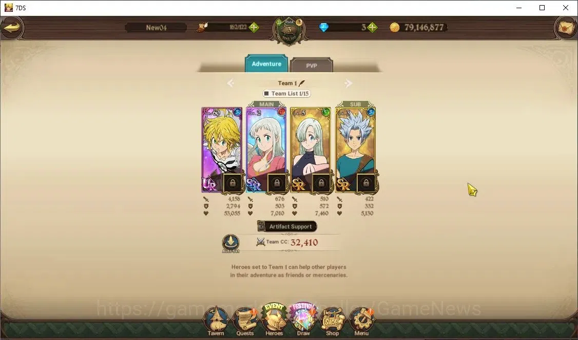 The Seven Deadly Sins: Grand Cross Accounts Global|267K CC|3 UR| Nemesis Meliodas, Goddess Of image 6