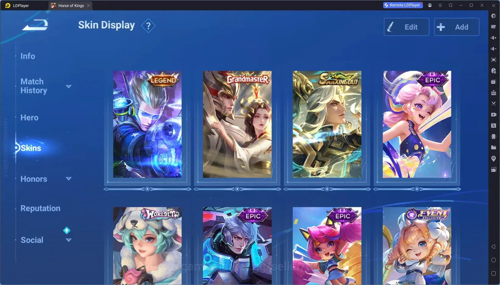 Honor of Kings Accounts Global|111H 95S |Grand Master Gan & Mo, Legend Di  image 4