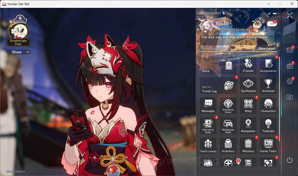 Honkai Star Rail Accounts Others ASIA|TL 70|12 Limit|Jade 15