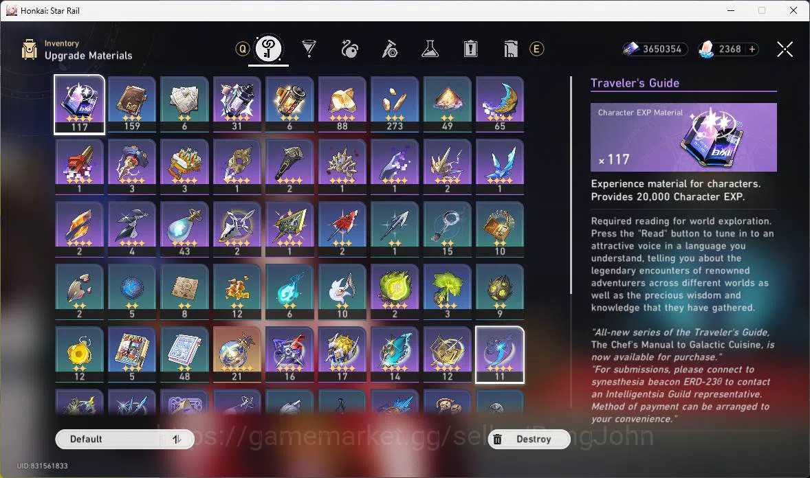 Honkai Star Rail Accounts Others ASIA|TL 70|12 Limit|Jade 16
