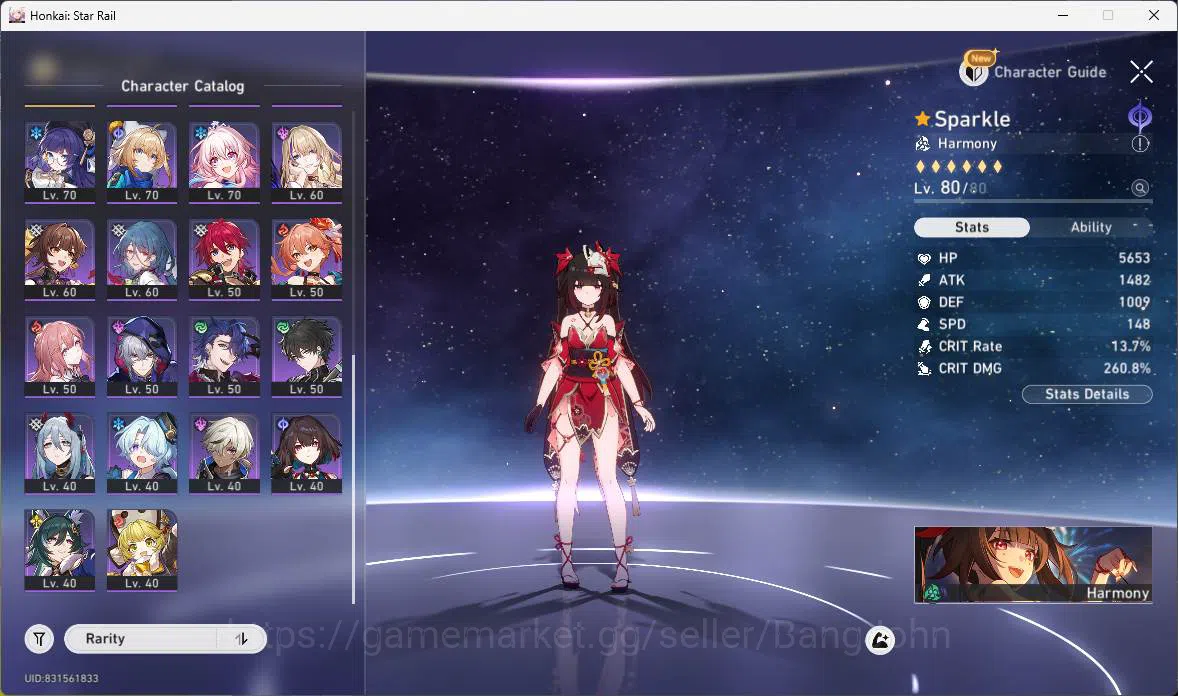 Honkai Star Rail Accounts Others ASIA|TL 70|12 Limit|Jade 4